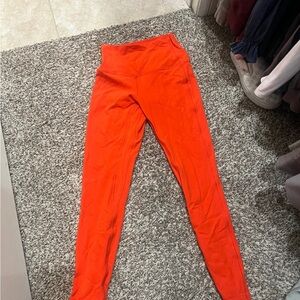 Vibrant Orange Leggings